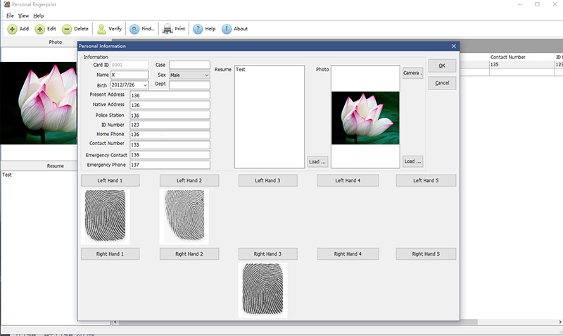 Fingerprint Scanner for Office